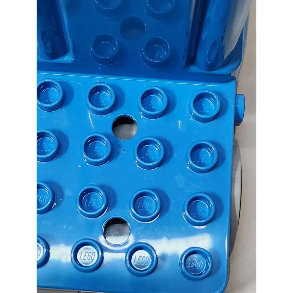 LEGO DUPLO Worker Figure with Blue Construction Truck